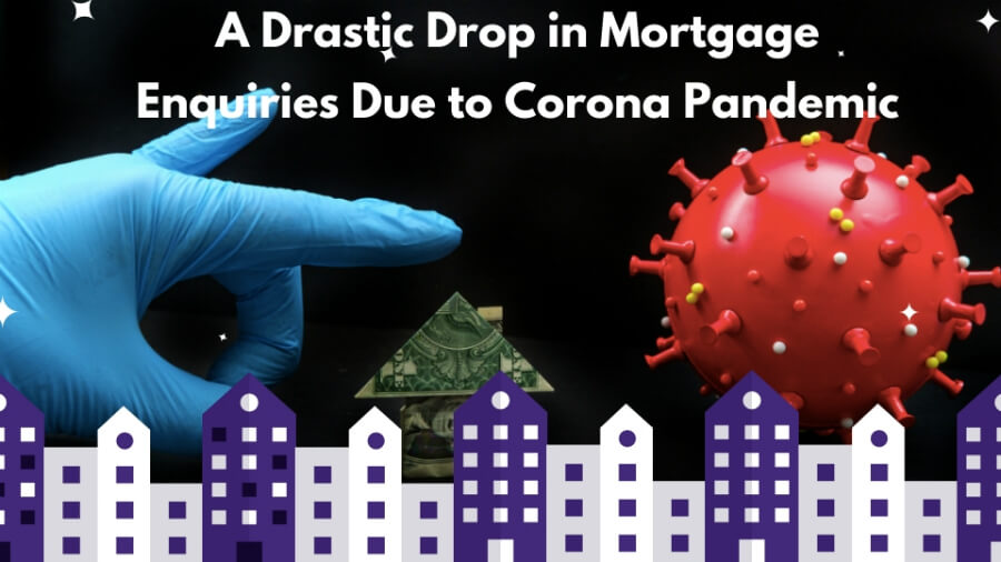 drop in mortgage enquiries